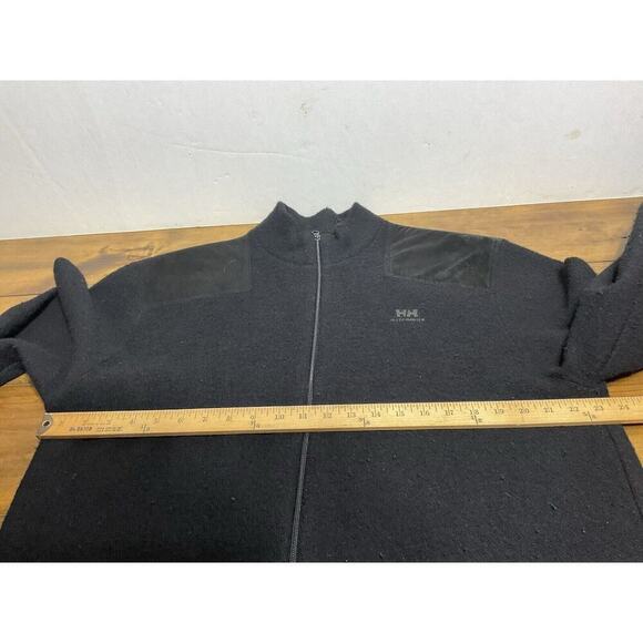 Helly Hansen Mens Size XL Black Full Zip Wool Jacket - Picture 8 of 15